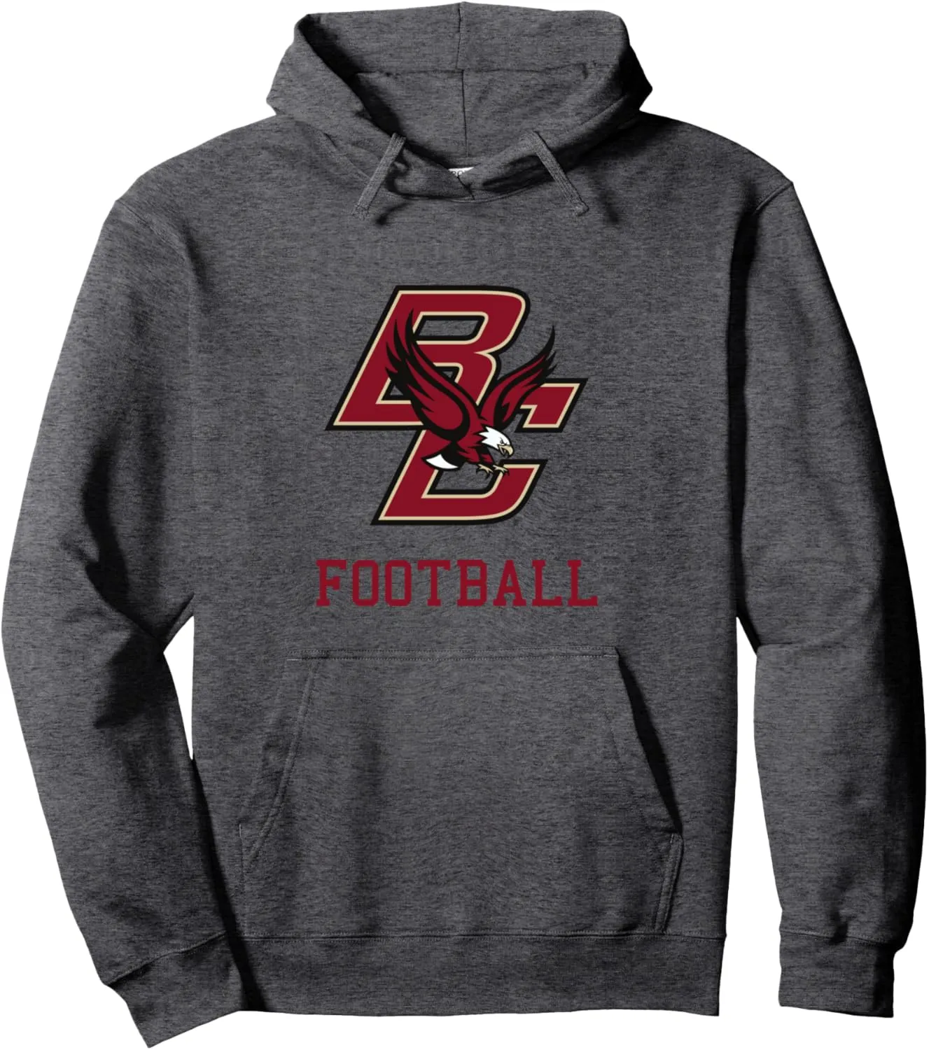Football Apparel Dark Heather Pullover Hoodie