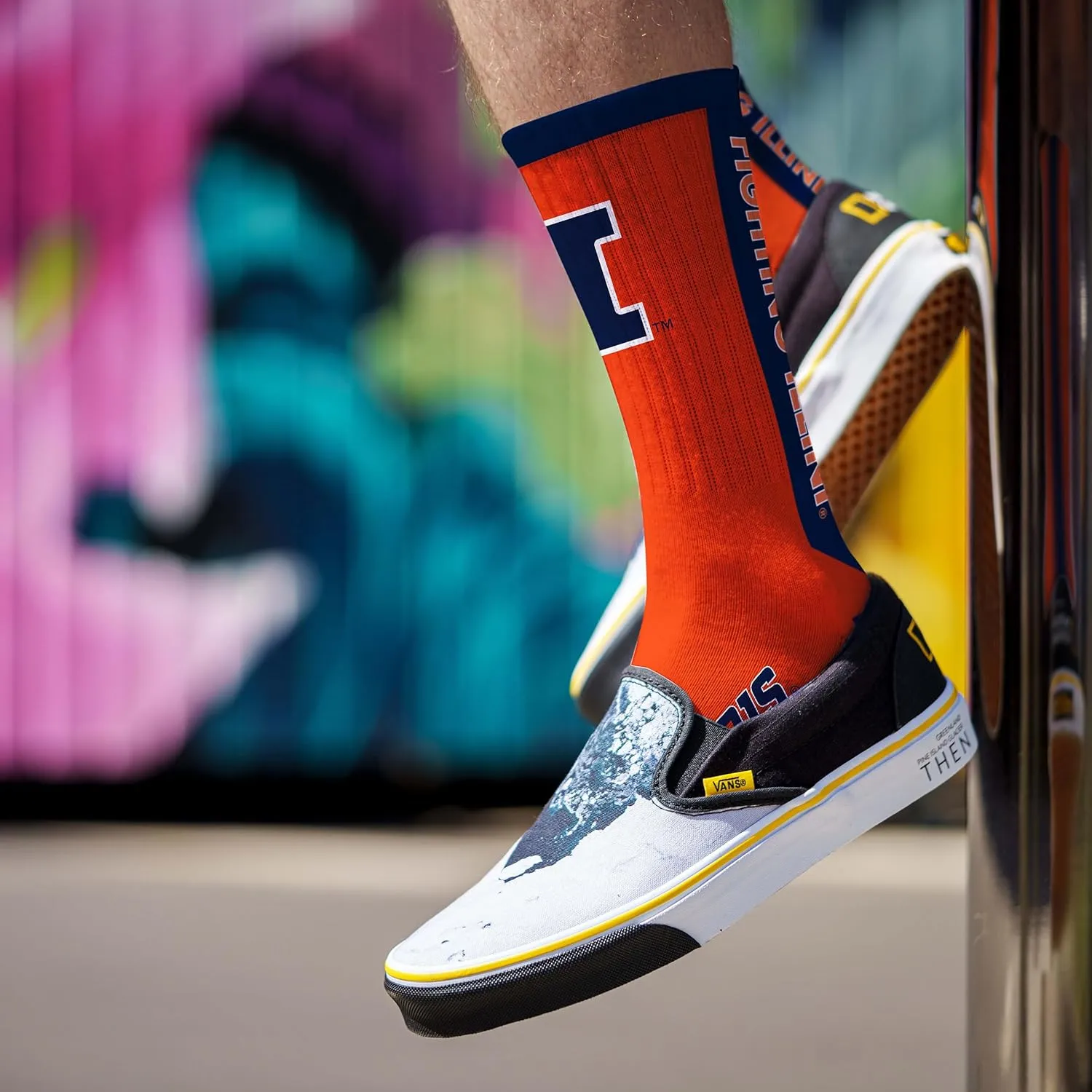 For Bare Feet NCAA MVP Crew Sock Medium