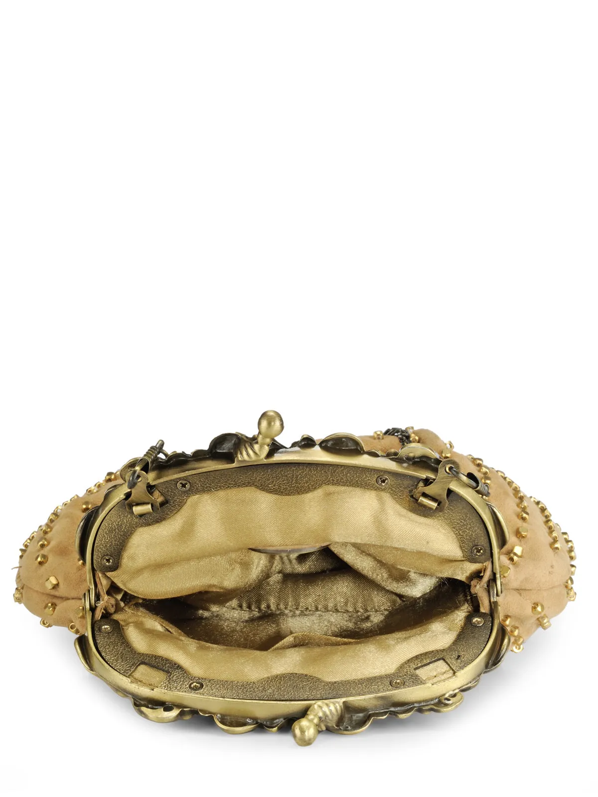 Framed Purse in Soft Suede