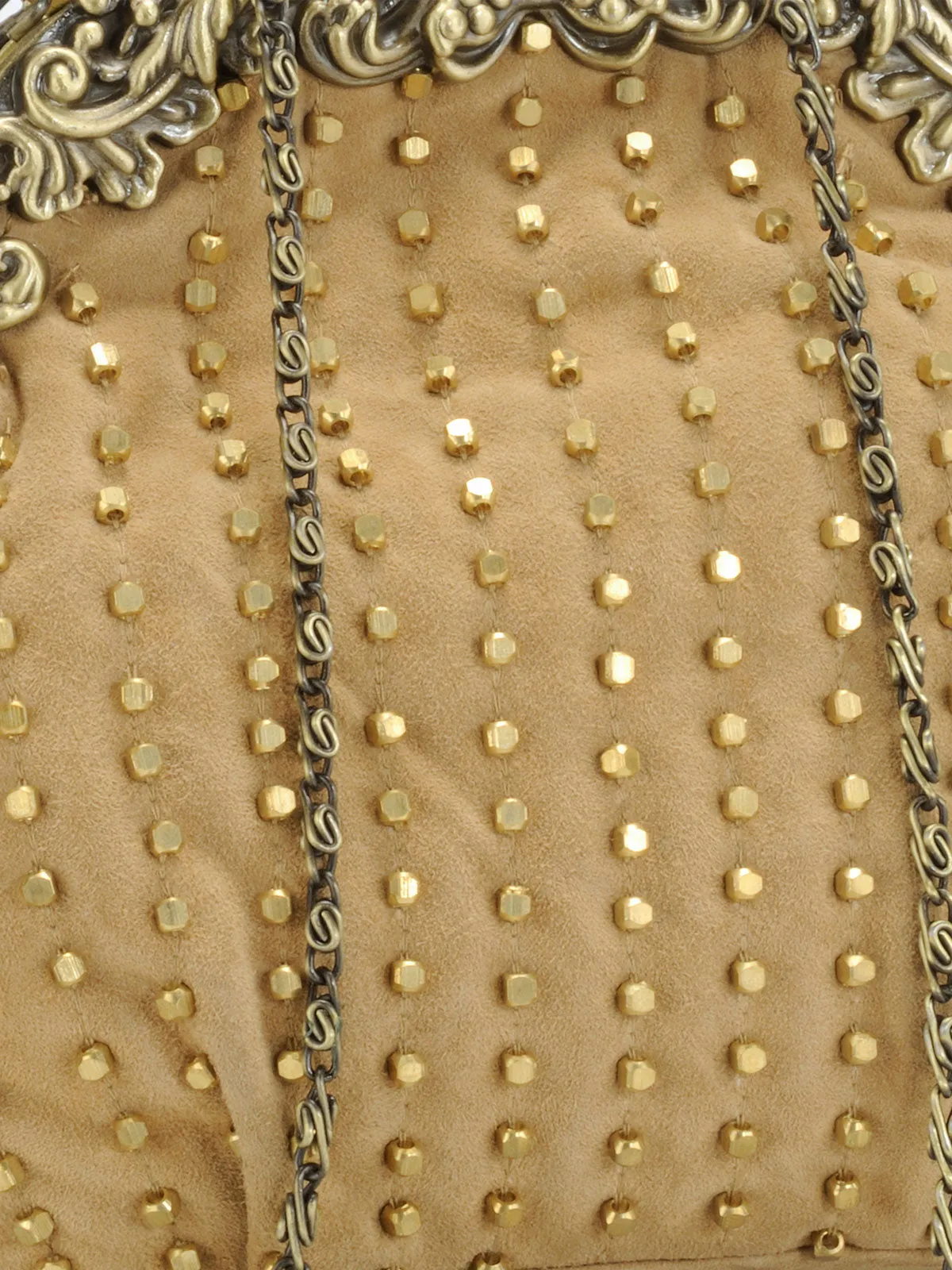 Framed Purse in Soft Suede