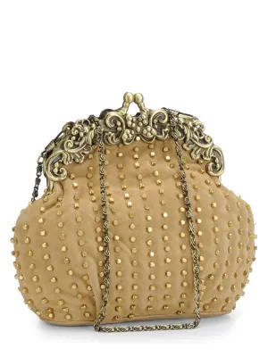 Framed Purse in Soft Suede