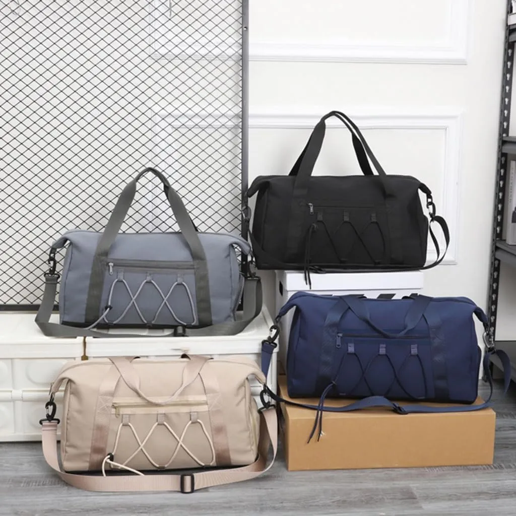Functional Workout Duffle Bag Large Capacity with Shoe Holder Sports Gym Bag Handbag for Gym and Short Trips