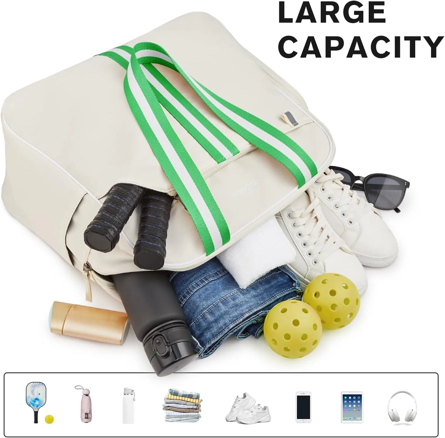 G4Free Pickleball Bag, Pickleball Bag Tote for Women and Men