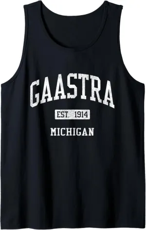 Gaastra Michigan MI JS04 Vintage Athletic Sports Tank Top