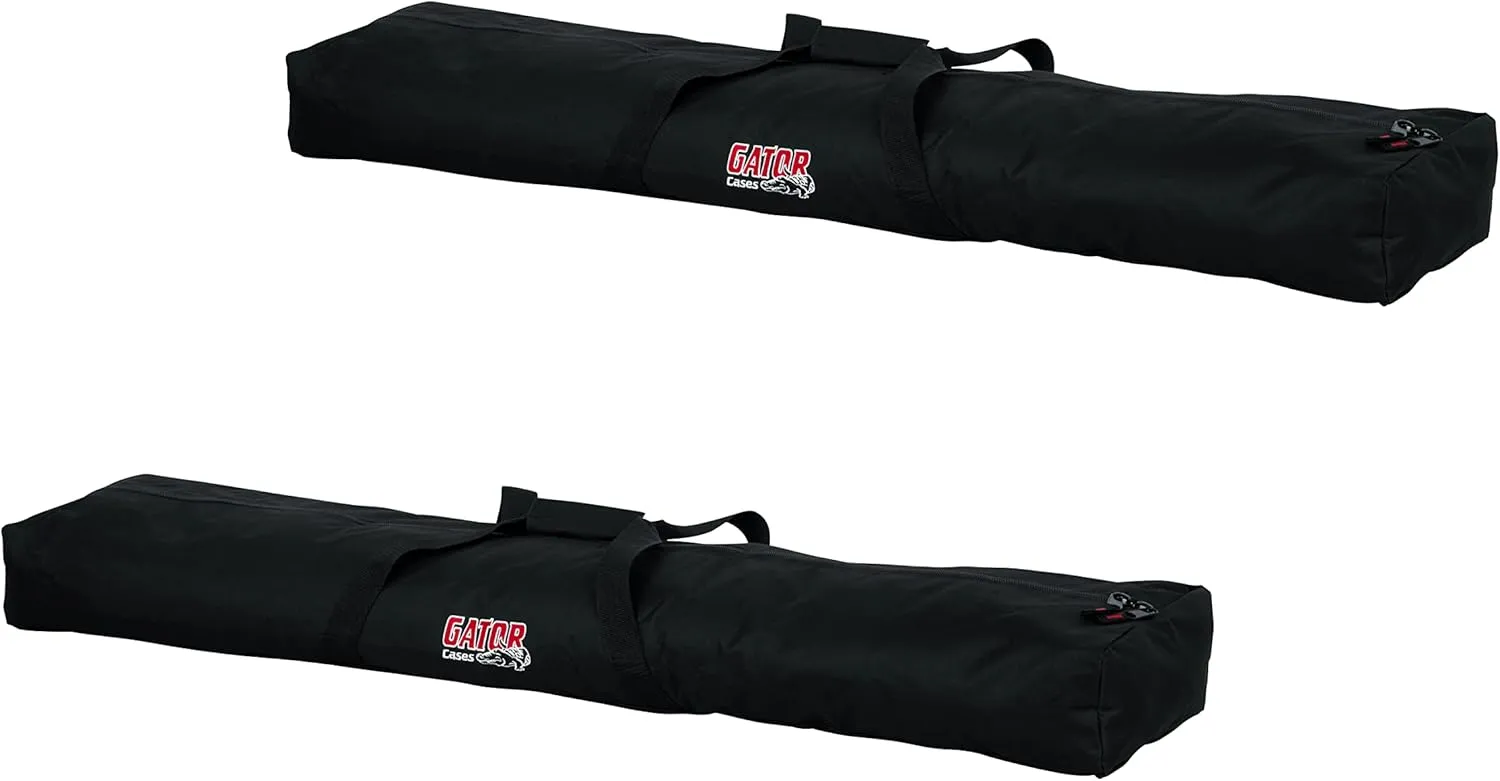 Gator Set of 2 Carry Bag with 50" Interior Holds (2) Speaker, Microphone or Lighting Stands (GPA-SPKSTDBG-50-2PK)
