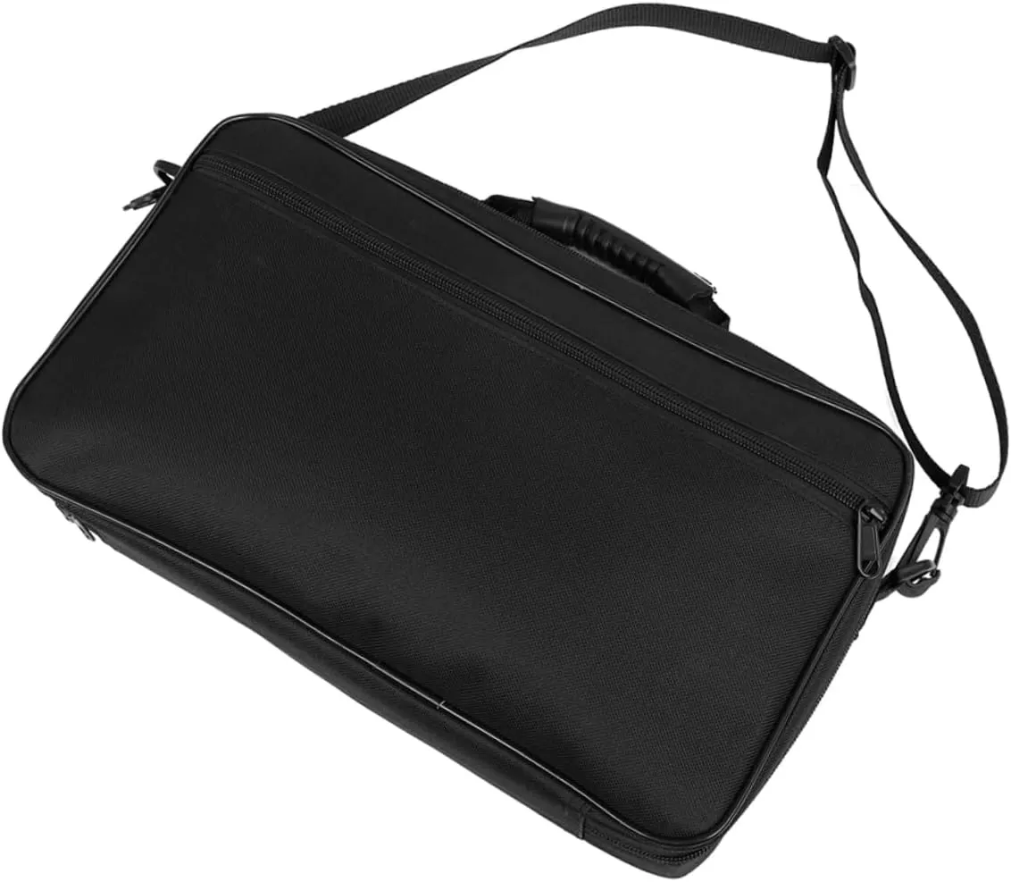 Gatuida Waterproof Sling Bag for Women Oboe Shoulder Bag Handbag Large for Oboe Oxford Cloth Black