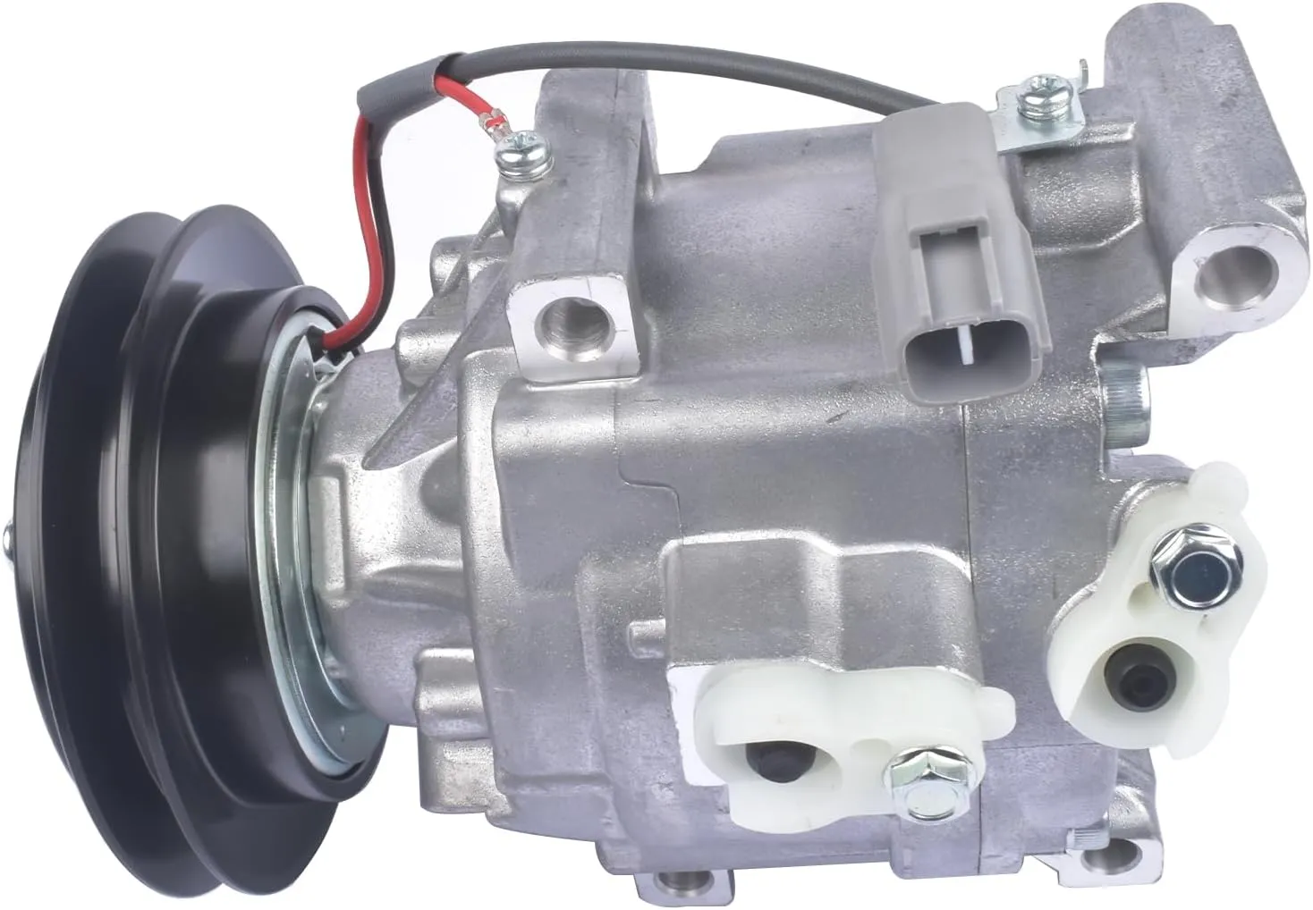 GELUOXI 6A671-97114 AC Compressor & A/C Clutch Replacement for Kubota Tractors M110 M4900 M5700 L3240 L4740 L5740 Air Conditioner Conditioning Compressor 6A671-97110, SCSA06C, SCS06C