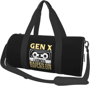 Gen X Raised On Hose Water Neglect Duffel Bag Gym Bag Travel Sports Tote Large Foldable Beach Swim Yoga4