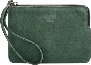 Genuine Leather 4.5 x 6.5 Wristlet Purse for Women, Evening Wristlet Pouch Clutch Bag