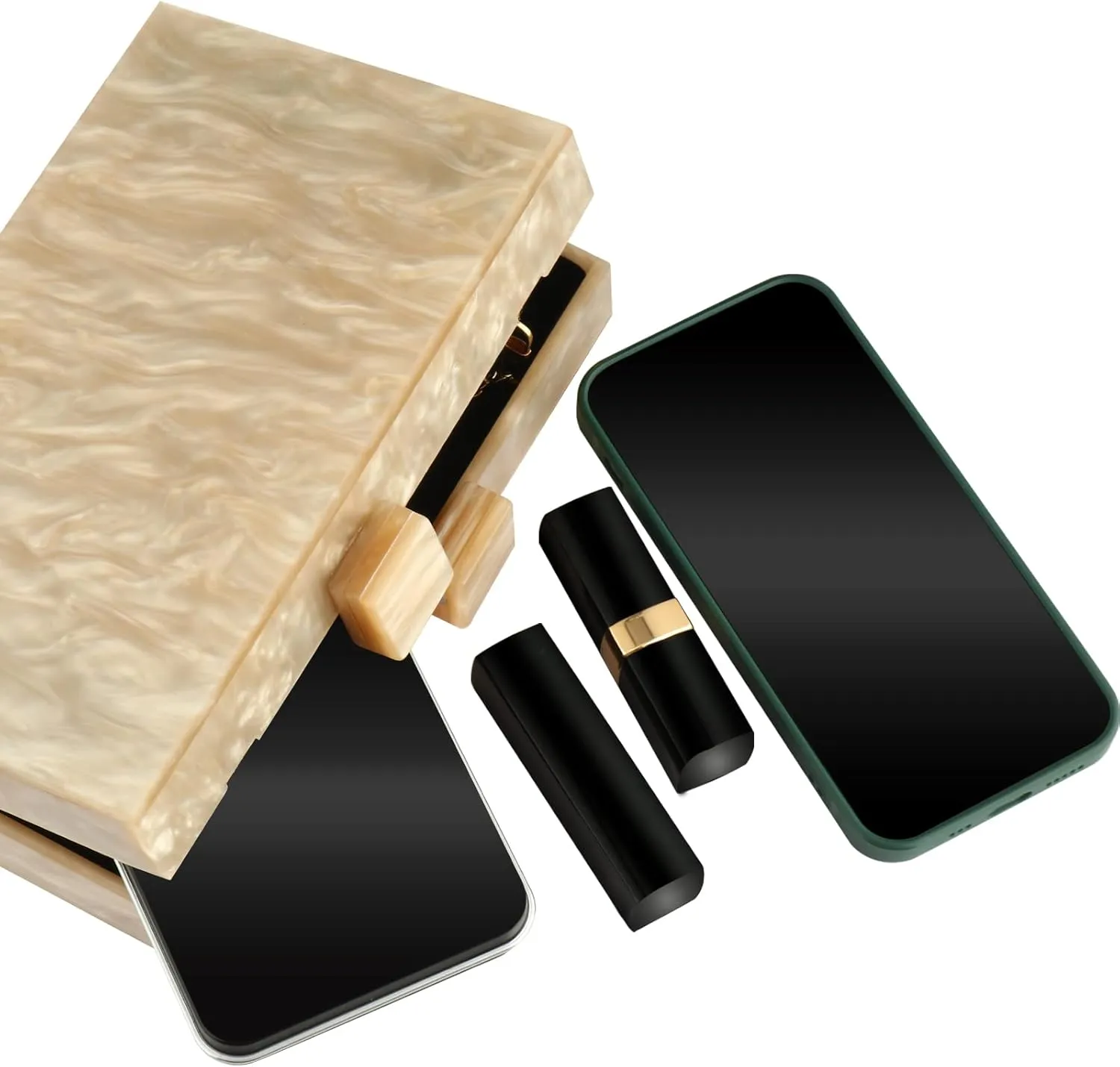 Gets Acrylic Clutch Purses for Women with Marbling Purses and Handbags Elegant Banquet Evening Crossbody Bag