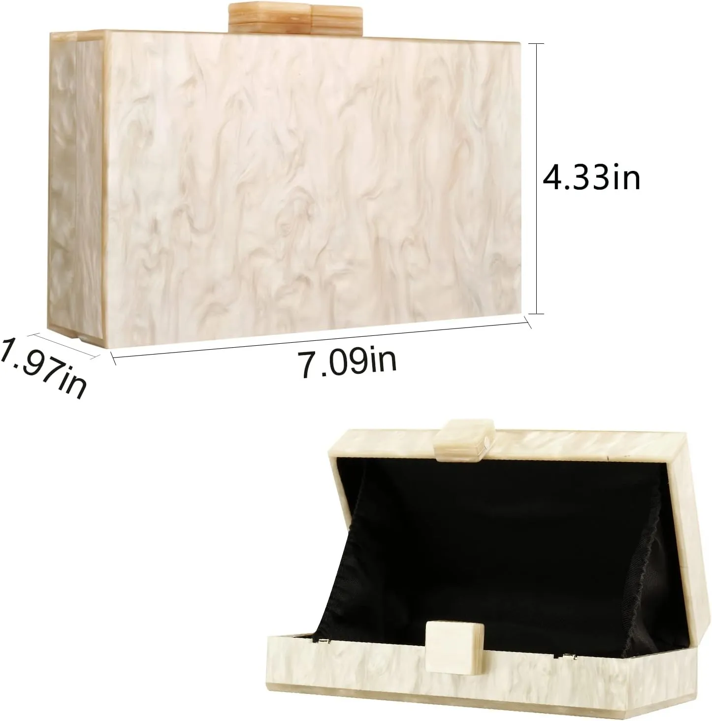 Gets Acrylic Clutch Purses for Women with Marbling Purses and Handbags Elegant Banquet Evening Crossbody Bag