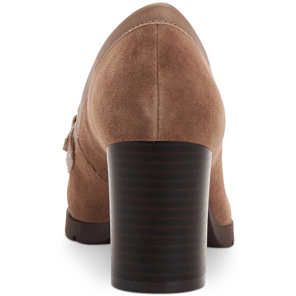 Giani Bernini Womens Porshaal Suede Embellished Loafer Heels