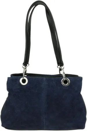 Girly HandBags Womens Italian Suede Leather Shoulder Bag