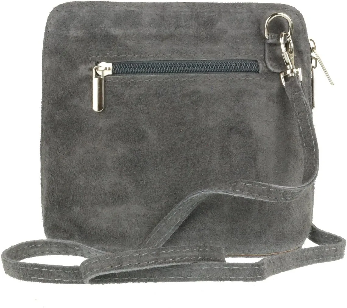 Girly HandBags Womens Suede Cross Body Animal Print Zebra Leopard Shoulder Bag