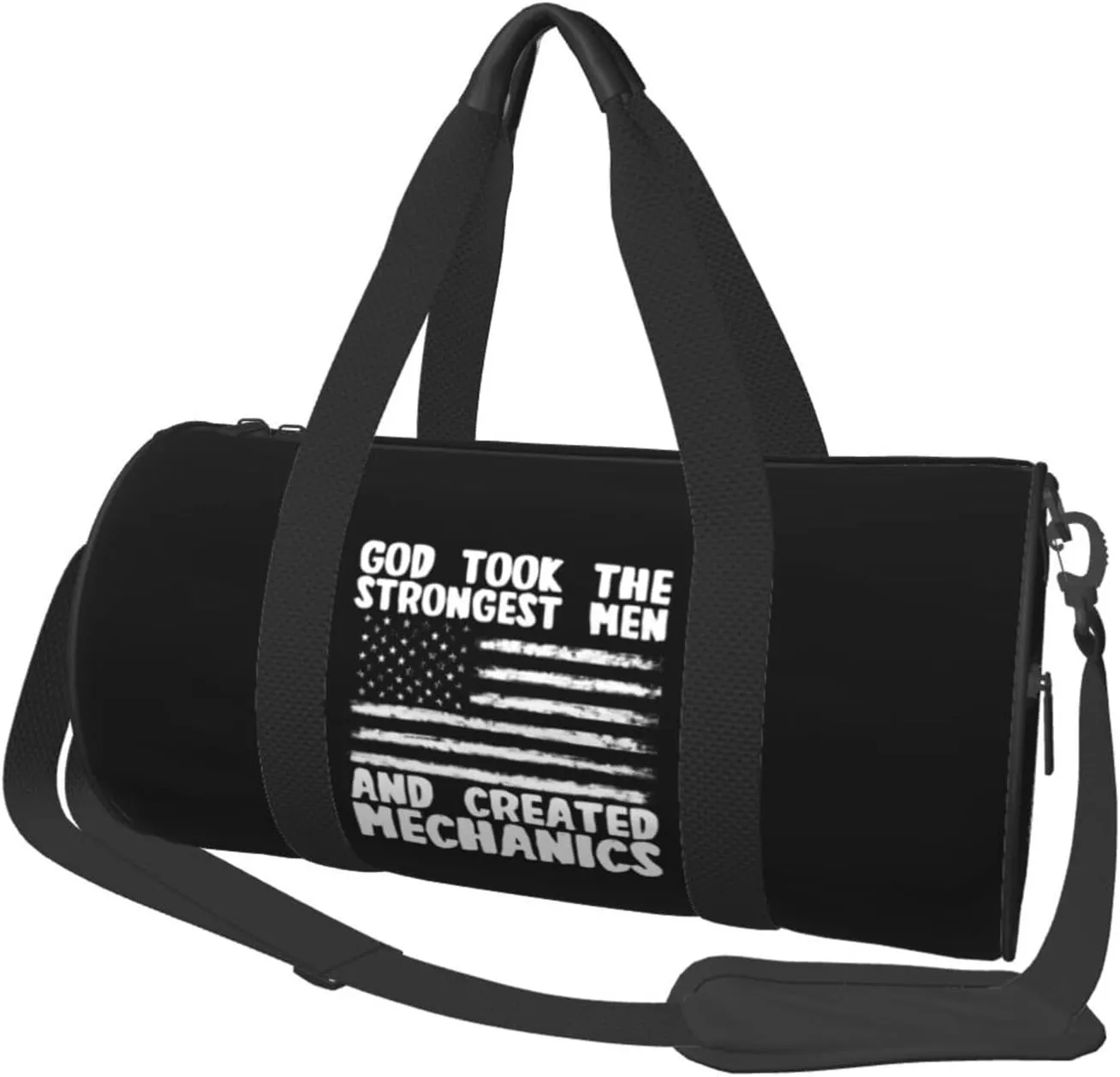 God Took The Strongest Men And Created Elevator Mechanics Duffel Bag Gym Bag Travel Sports Tote Large Foldable Beach Swim Yoga6