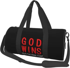 God Wins I'Ve Read The Final-Chapter Duffel Bag Gym Bag Travel Sports Tote Large Foldable Beach Swim Yoga7