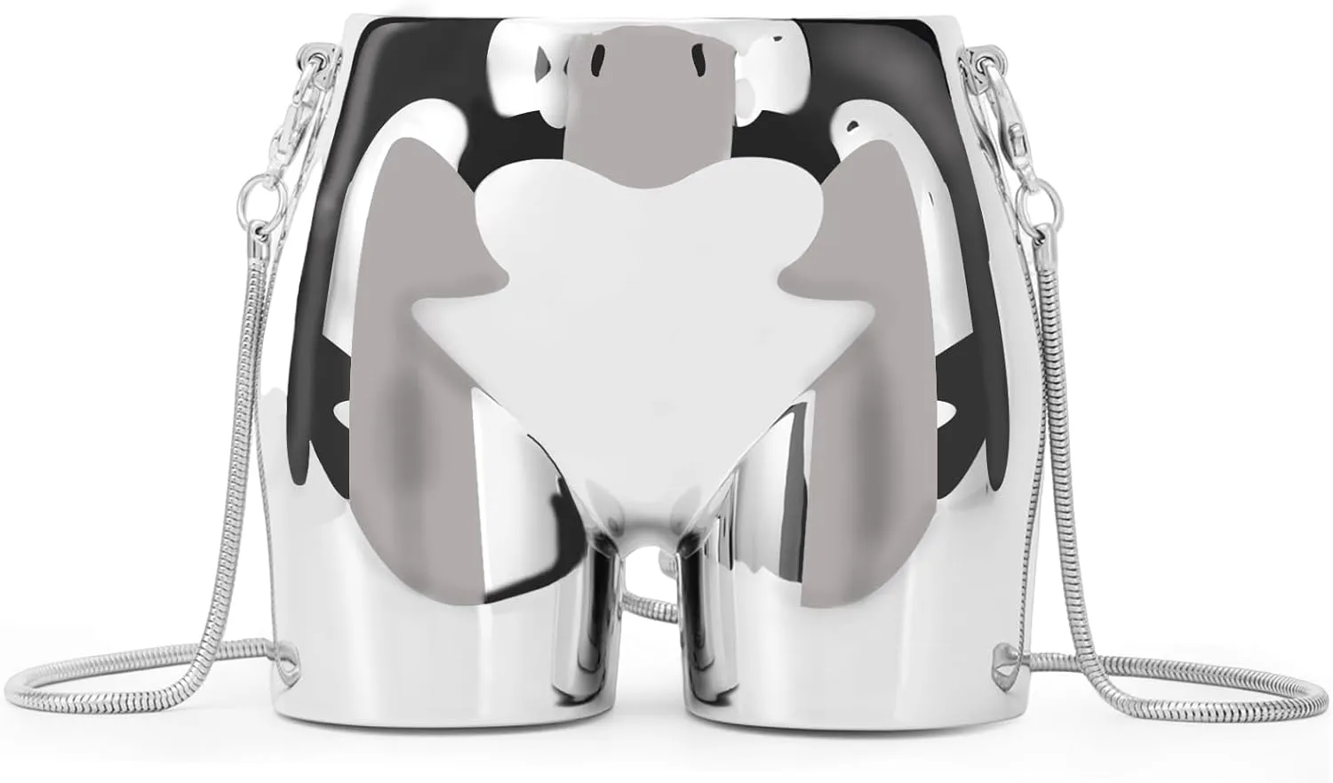 GOKTOW Y2k Silver Purse Mini Evening Bag for Women Fashion Metallic Handbag Body Satchel Shoulder Bag Crossbody Purse
