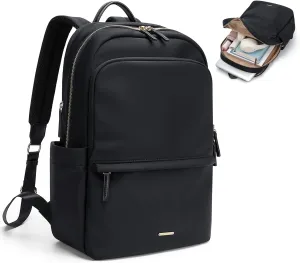 GOLF SUPAGS Women Laptop Backpack Casual Daypack for Work Travel College Backpack Purse Separate Laptop Compartment Fits 15.6 Inch Notebook