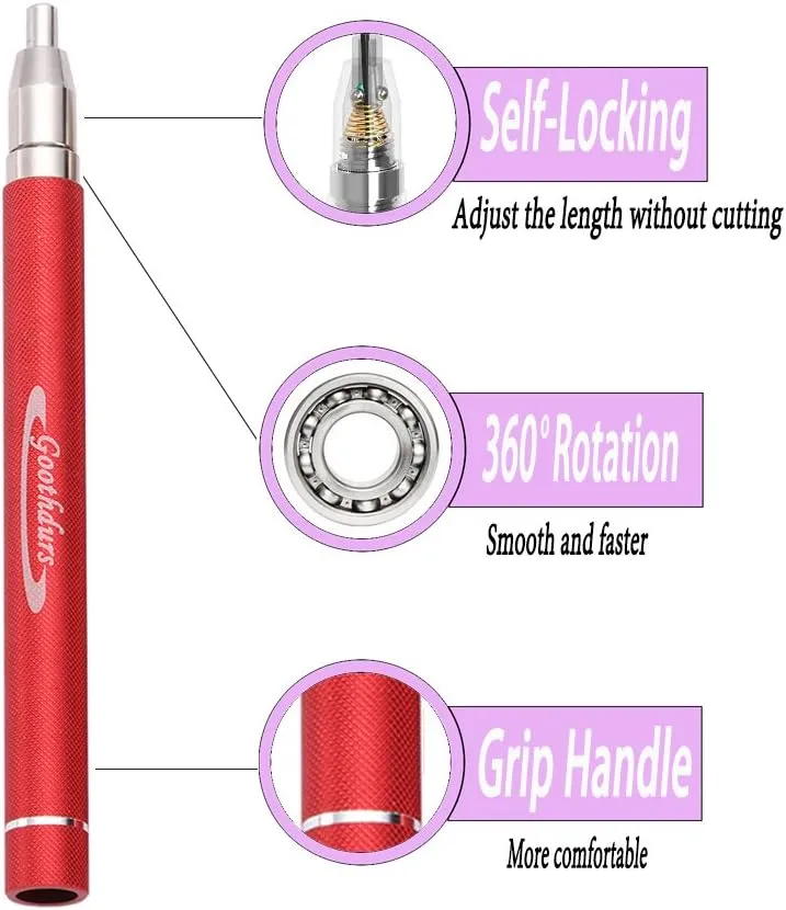 Goothdurs Speed Jump Rope Tangle-Free with Ball Bearing - Adjustable & Self-Locking Aluminum Skipping Ropes with Carrying Pouch Ideal for Crossfit Training, Boxing, and MMA Workouts