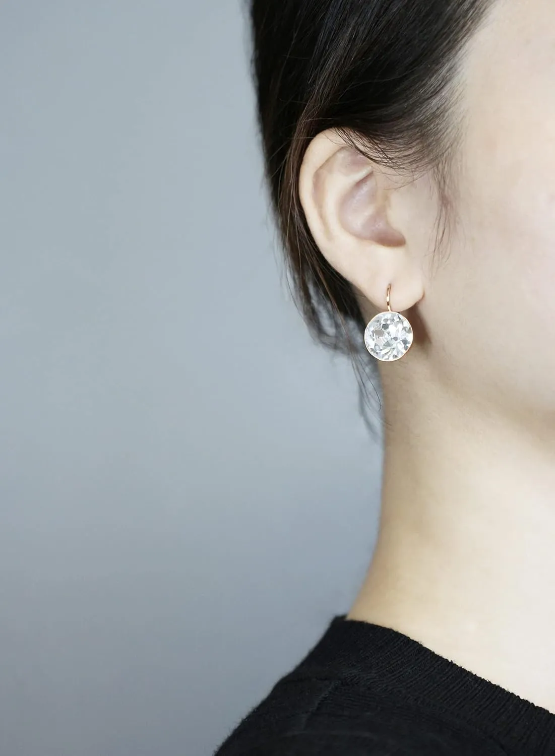Gorgeous Solitaire Earrings for Women - Embellished with Austrian Crystals, Leverback Drop, Perfect for Any Occasion, Ideal Gifts for Women