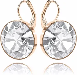 Gorgeous Solitaire Earrings for Women - Embellished with Austrian Crystals, Leverback Drop, Perfect for Any Occasion, Ideal Gifts for Women