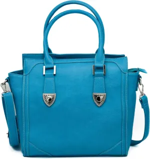 Goson Conceal Carry Tote Bag - Large & Fashionable Purses for Women with Multiple Pockets, Crossbody Straps, YKK Zippers