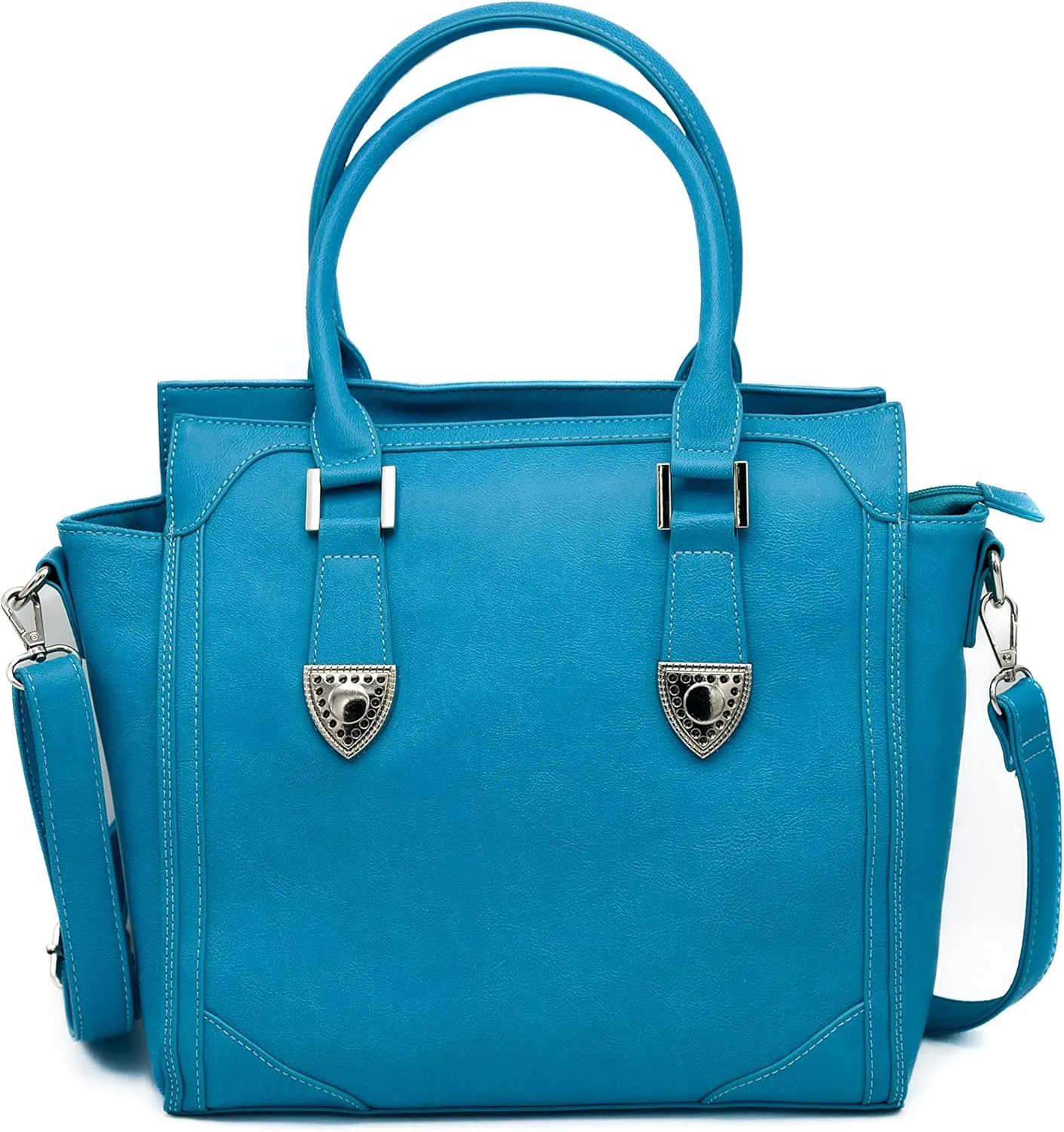 Goson Conceal Carry Tote Bag - Large & Fashionable Purses for Women with Multiple Pockets, Crossbody Straps, YKK Zippers
