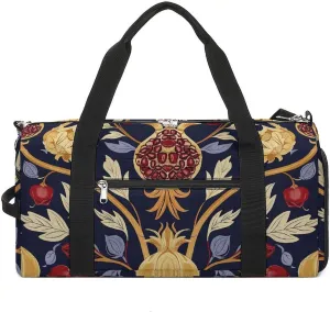 Gym Bag for Men Women Travel Duffle Bag Lightweight Weekender Duffel Bag Hand Drawn Pomegranate Carry on Bag