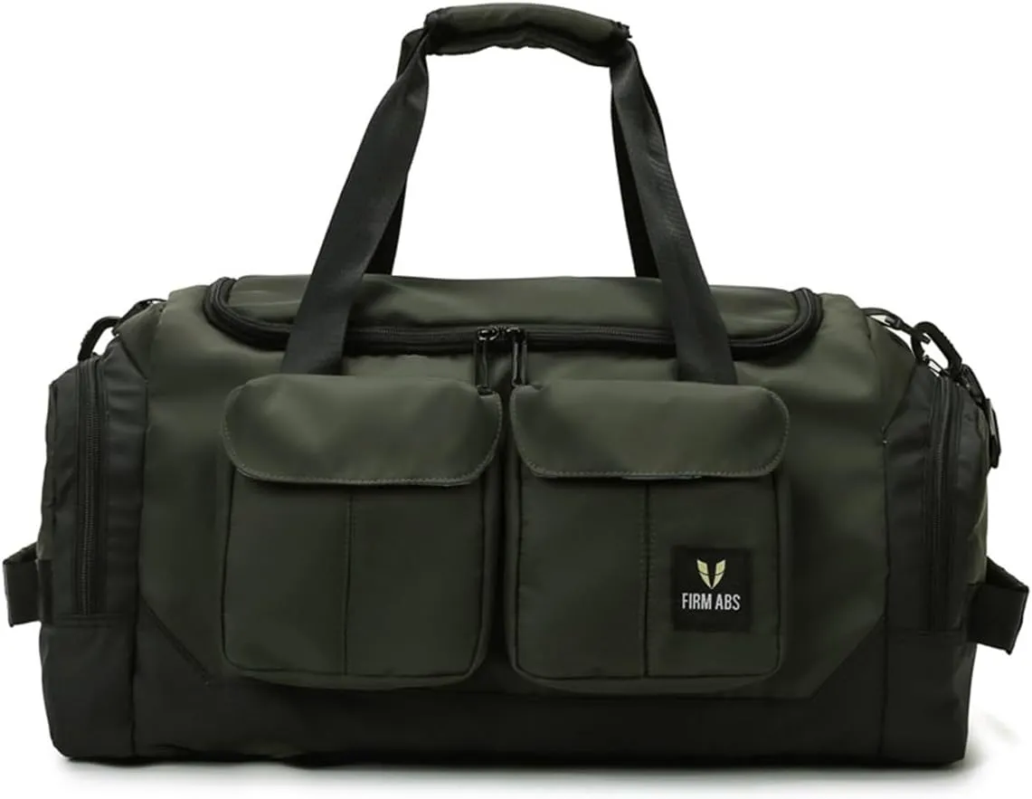 Gym Bag for Women,Sports Travel Duffel Bag, Weekender Overnight Bag with Wet Pocket and Shoes Compartment for Women, Travel,Workout,Gym, Yoga DBE-561 (Army Green)