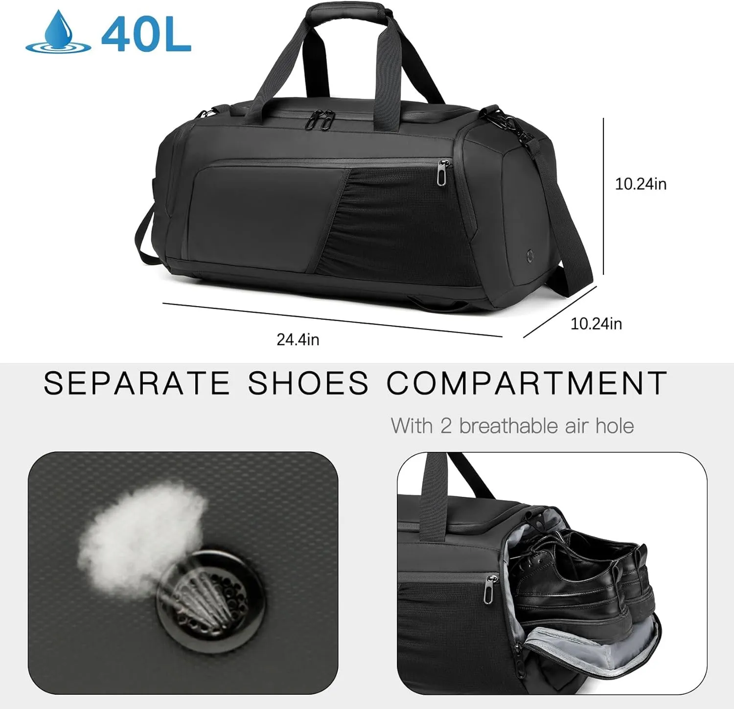 GYM DUFFEL BAG (3-IN-1)