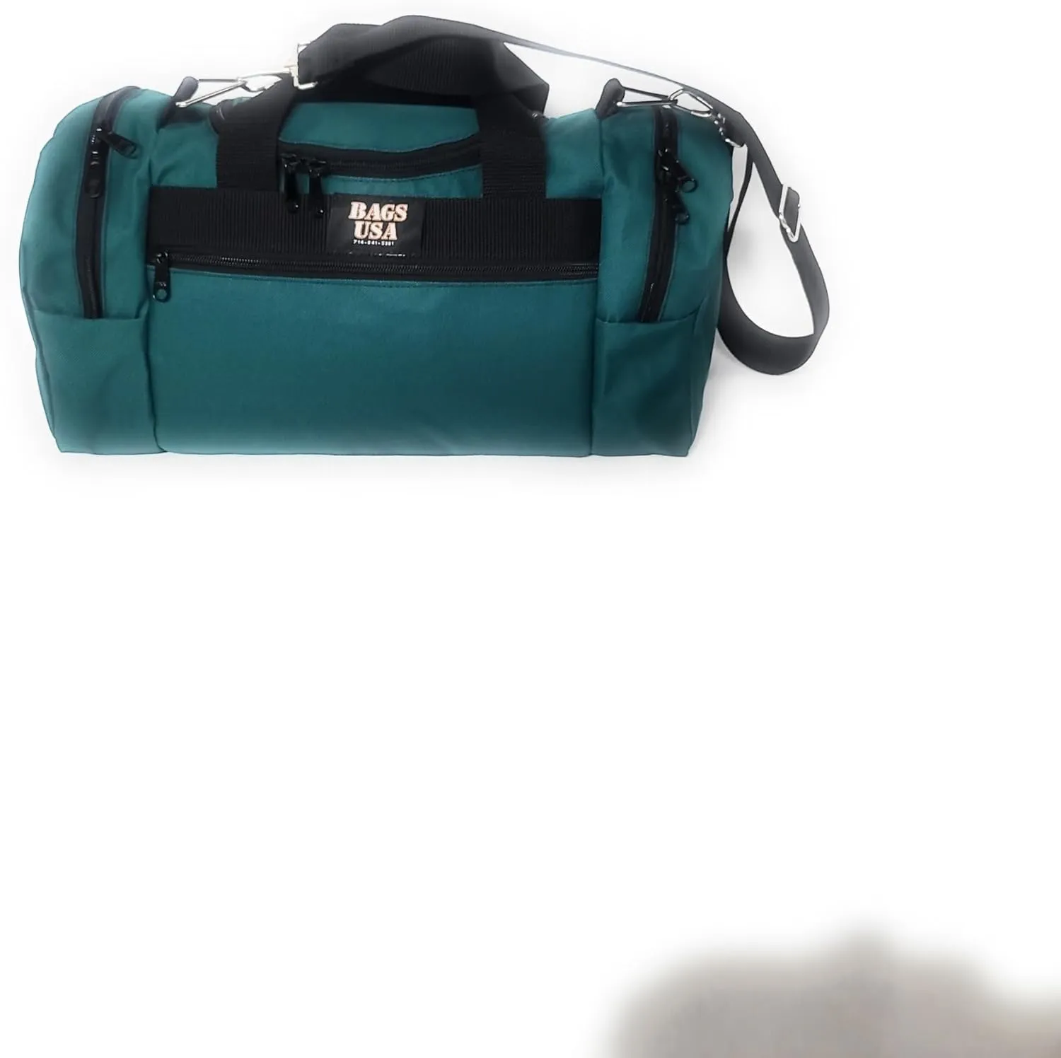 Gym Or Travel Bag Holds Personal Items,Towel, Change Of Clothes, Front Pocket For Cellphone, Keys Id And Wallet Made In USA.