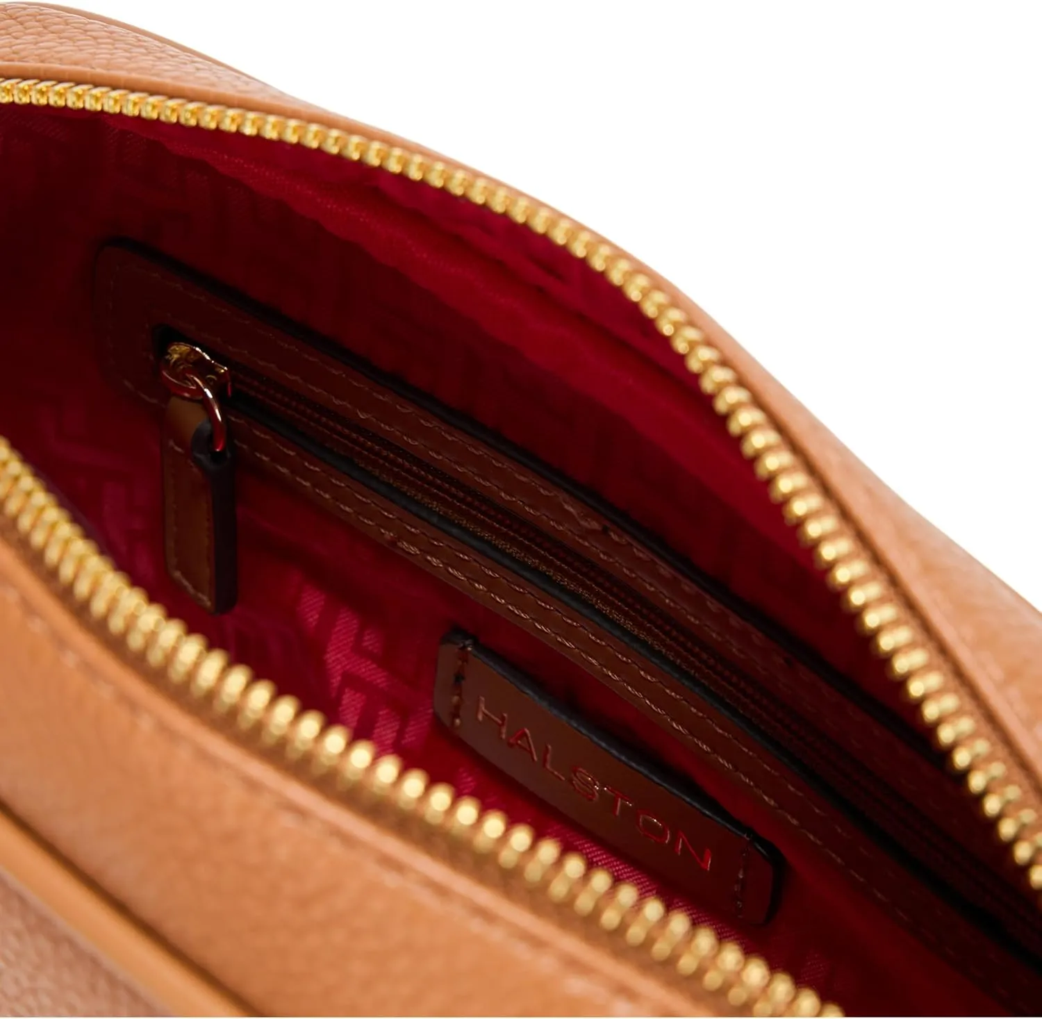 Halston Clara Rocky Road Top Zip Crossbody