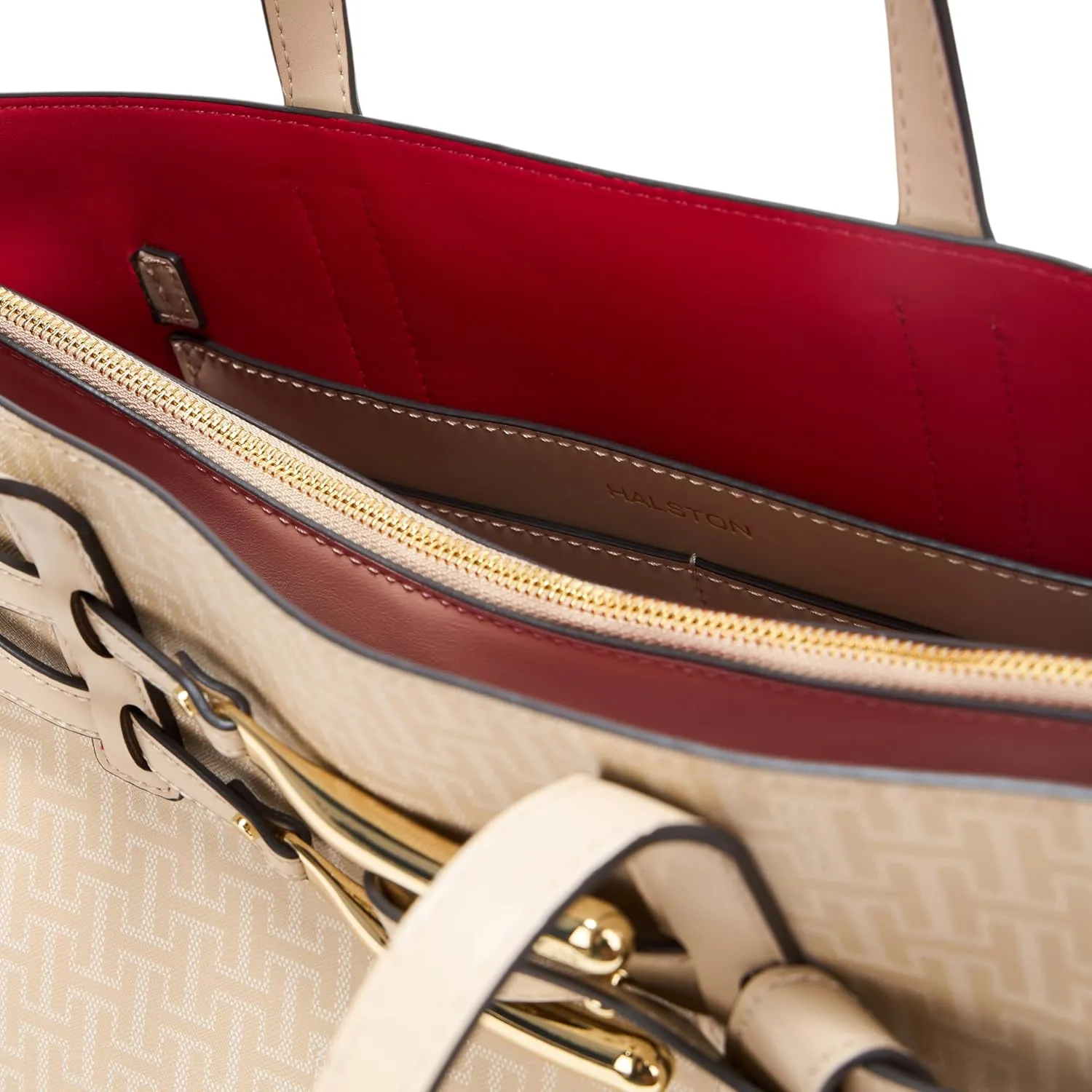 Halston Tasha Rocky Road Magnetic Snap Tote