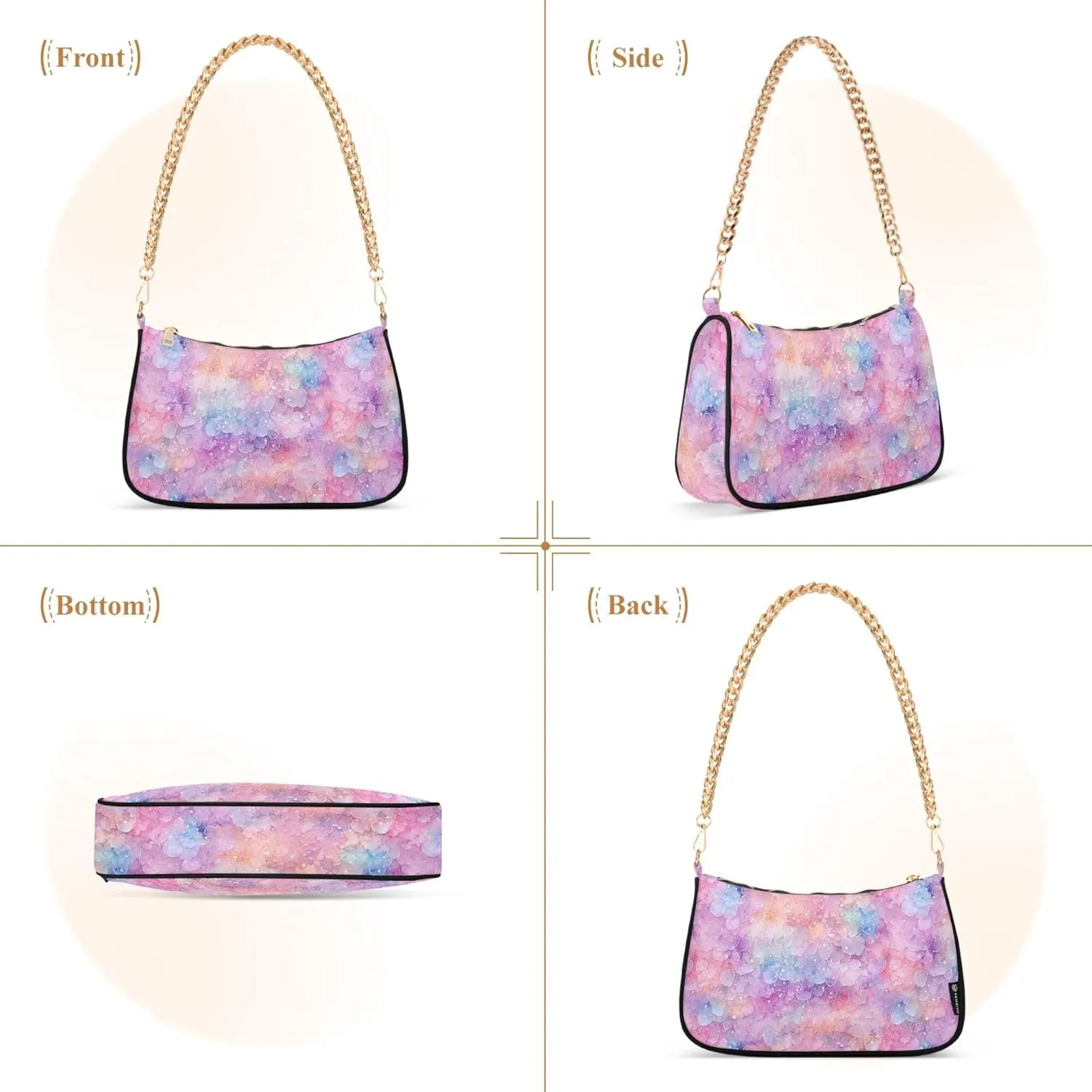 Handbag Women Mermaids Scale Chain Shoulder bag