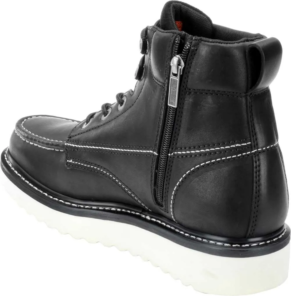 Harley-Davidson Men's Beau Leather Motorcycle Casual Wedge Boot