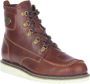 Harley-Davidson Men's Hagerman 5-Inch Brown Motorcycle Riding Boots