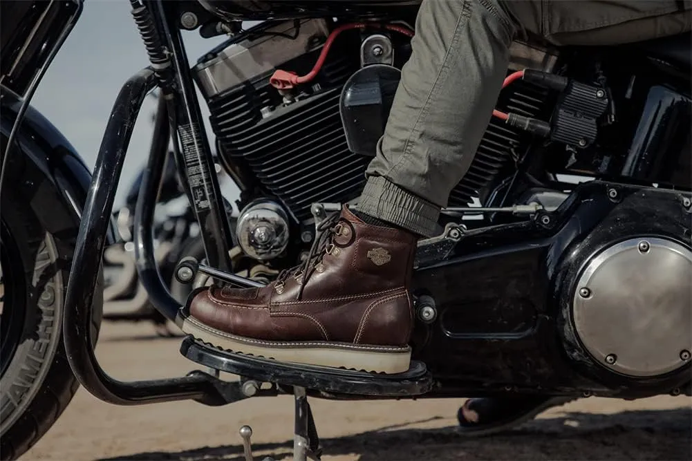 Harley-Davidson Men's Hagerman 5-Inch Brown Motorcycle Riding Boots