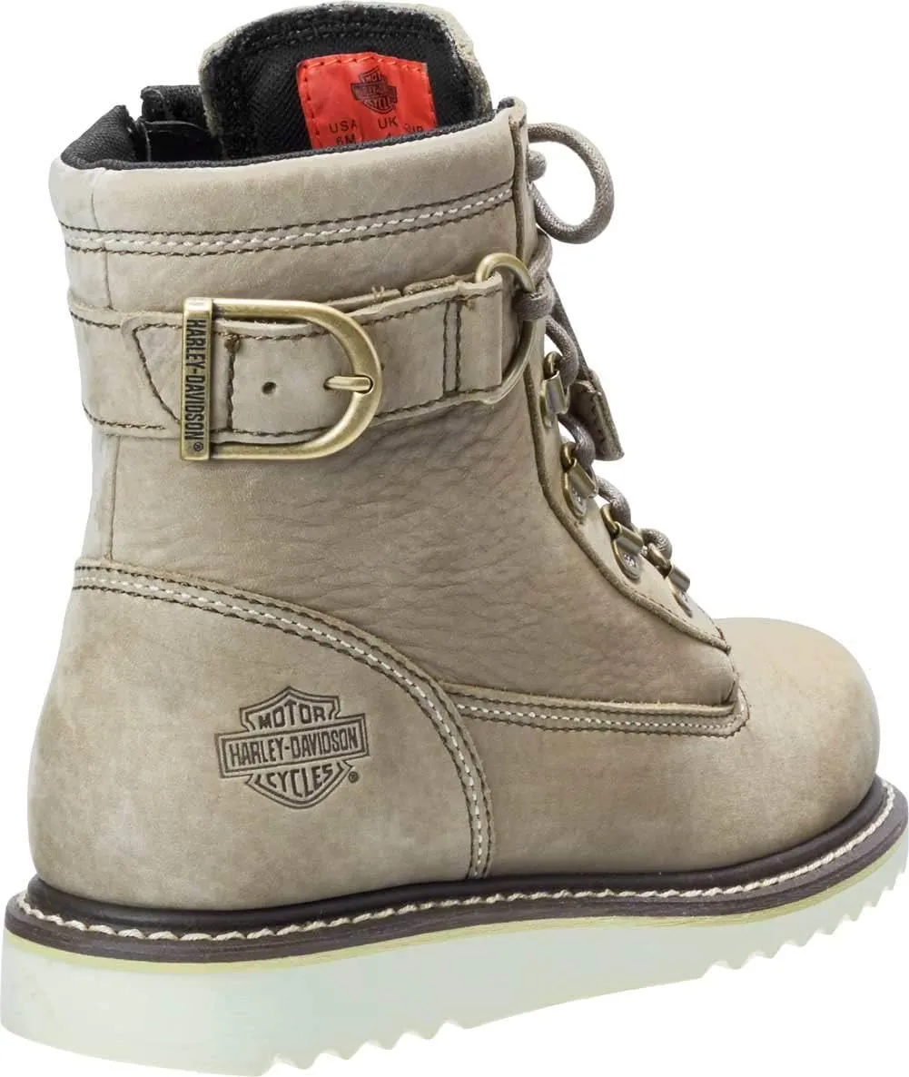 Harley-Davidson Women's Marconi Leather Motorcycle Casual Wedge Boot