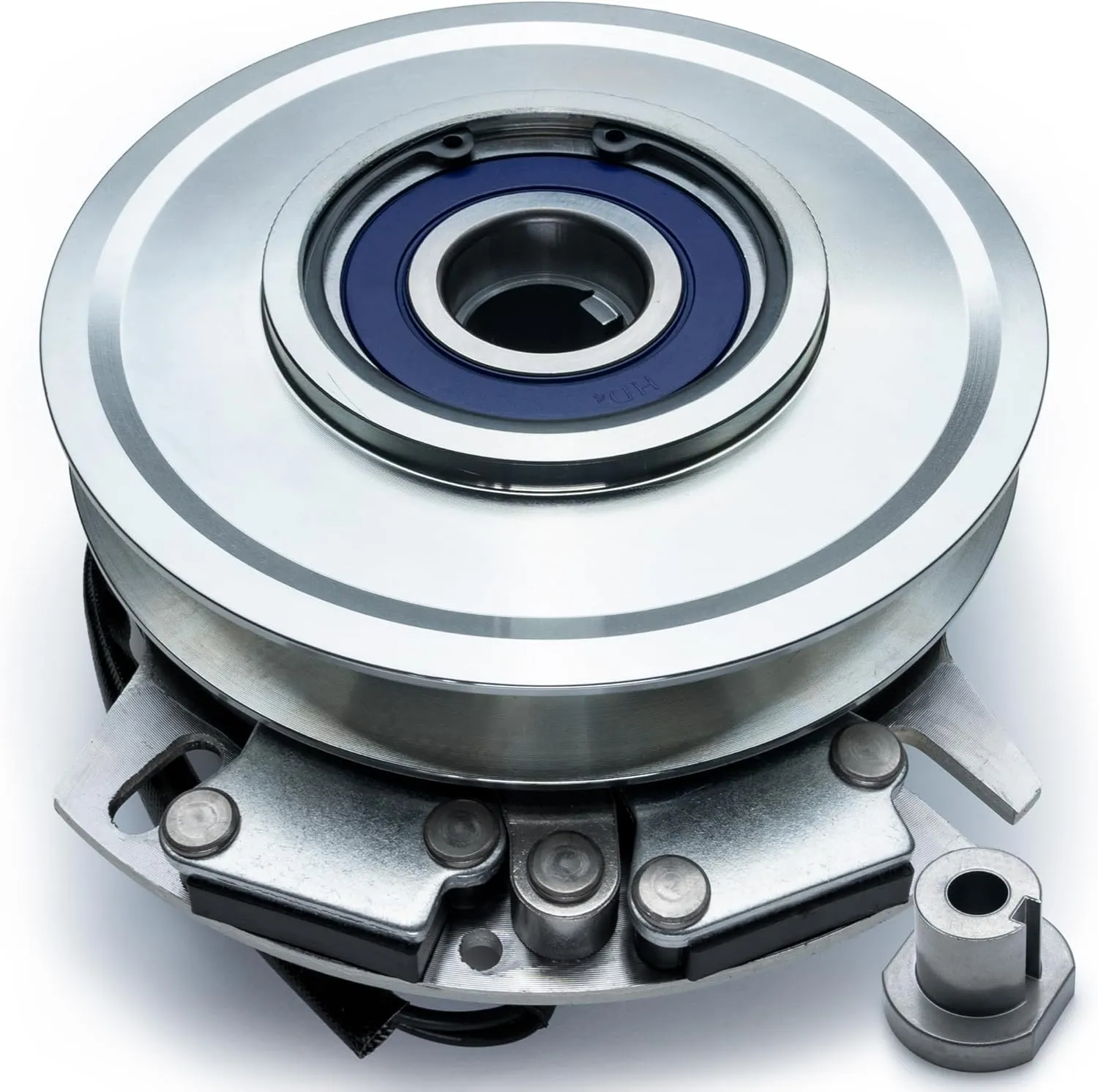 HD Switch BIGBearing HiTorque 130ftlbs Billet Pulley Electric PTO Clutch 5219-52 5219-74 5219-133 OEM Upgrade w/Larger Pulley Bearing Replaces Warner 521952 521974 5219133 Lawn Mower Blade Clutch