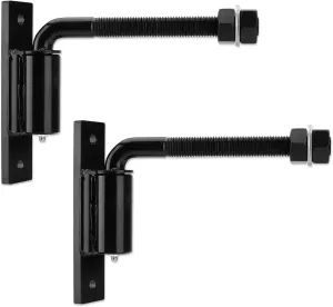 Heavy Duty Bolt on 3/4" J Bolt Gate Hinge for Large Heavy Driveway Gates Up to 1100 Pounds, Ball Bearing Gate Hinge, 2 Pack