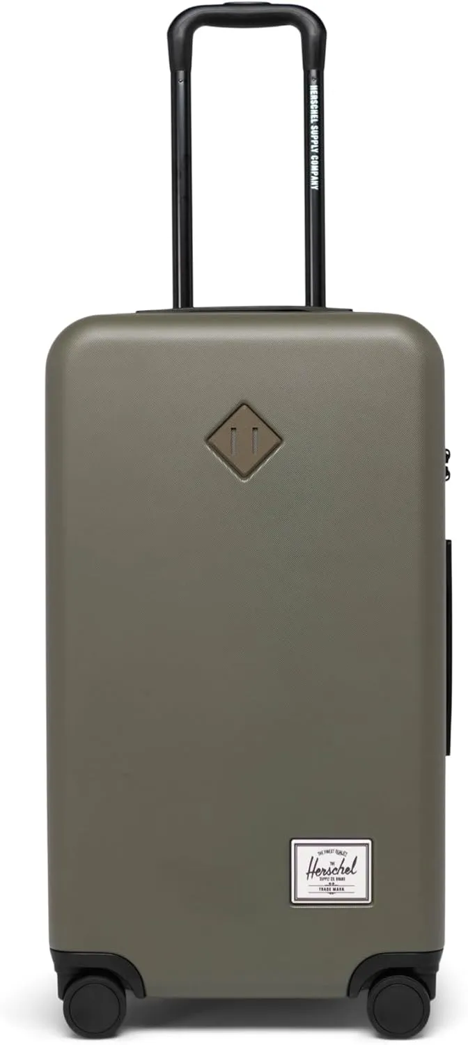 Herschel Supply Co. Unisex Heritage Hardshell Luggage, Ivy Green, Medium - 27 inch