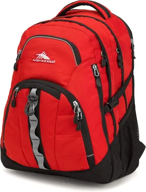 High Sierra Access 2.0 Laptop Backpack, Crimson/Black, One Size