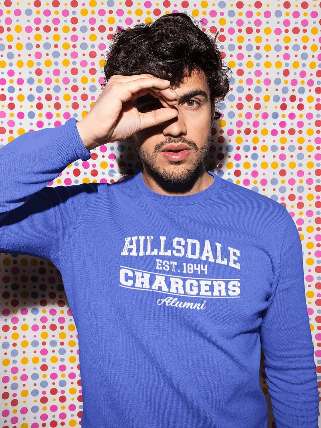 Hillsdale College Alumni Unisex Crewneck Sweatshirt - Hillsdale Chargers Apparel