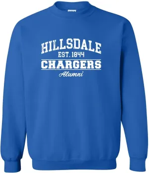 Hillsdale College Alumni Unisex Crewneck Sweatshirt - Hillsdale Chargers Apparel