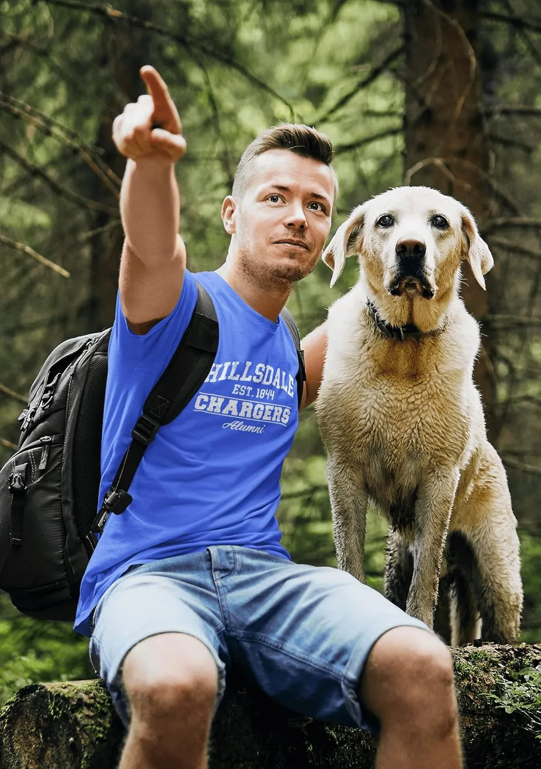Hillsdale College Alumni Unisex Premium Short Sleeve T-Shirt - Hillsdale Chargers Apparel