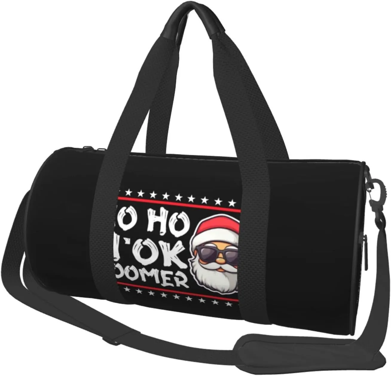 Ho Ho H'Ok Boomer Santa Claus Duffel Bag Gym Bag Travel Sports Tote Large Foldable Beach Swim Yoga7