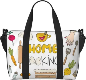 Home Cooking Carry on Luggage Travel Bag Airlines Personal Item Bag Waterproof Sandproof Foldable Travel Bag Expandable Travel Overnight for Women and Men
