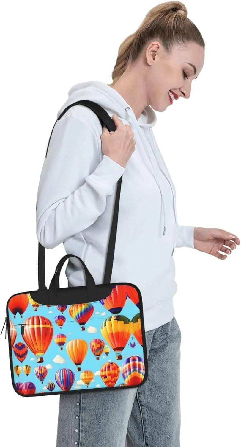 Hot Air Balloons Print Practical Laptop Case Laptop Bag - Stylish Messenger Bag & Laptop Shoulder Bag