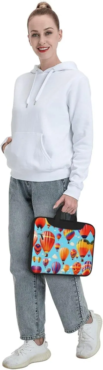 Hot Air Balloons Print Practical Laptop Case Laptop Bag - Stylish Messenger Bag & Laptop Shoulder Bag
