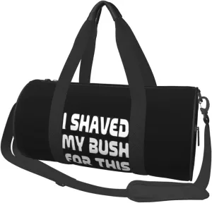 I Shaved My Bush For This Duffel Bag Gym Bag Travel Sports Tote Large Foldable Beach Swim Yoga57
